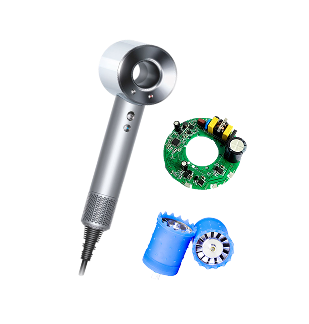 Hair dryer electric drive 